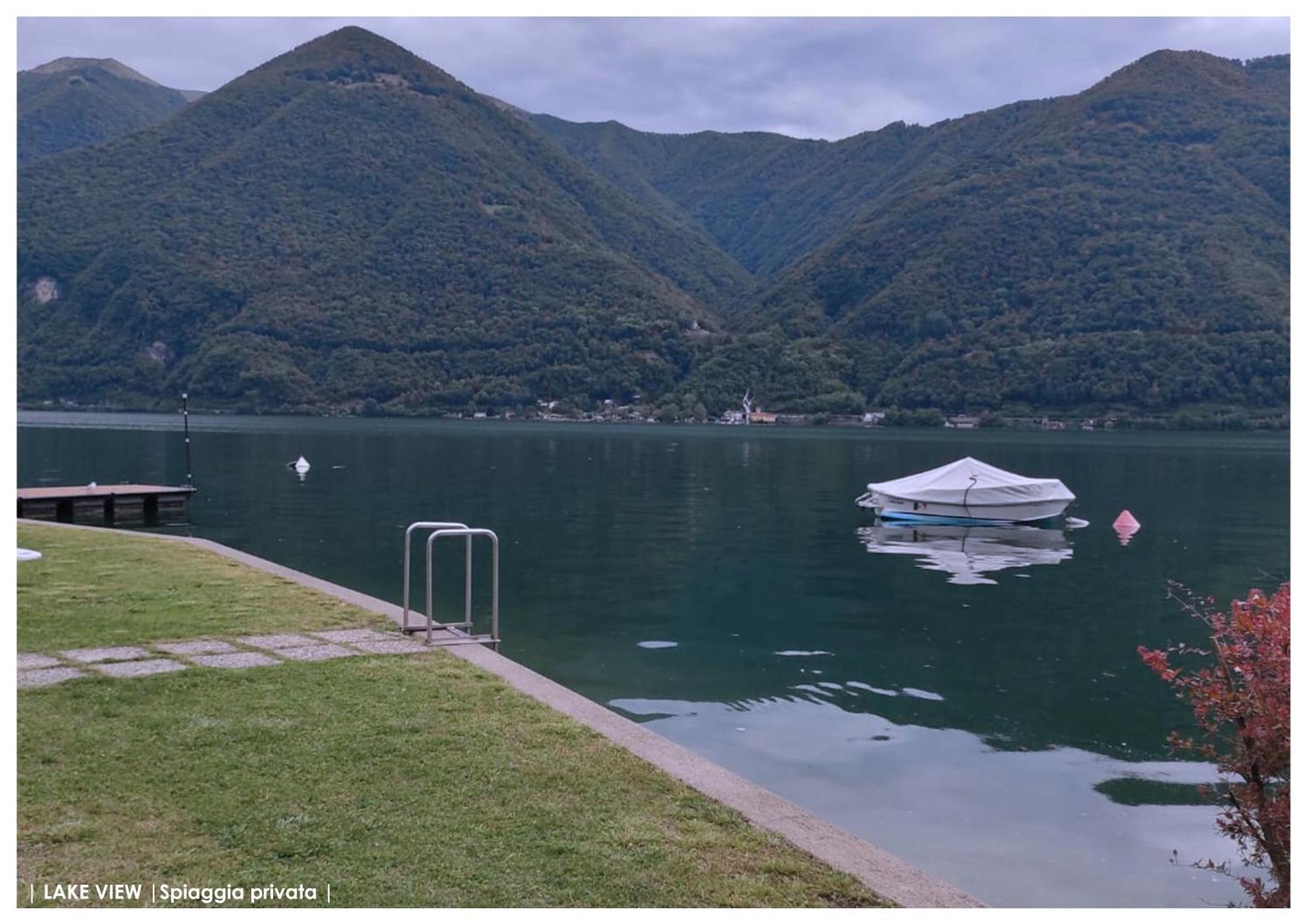 Lfsuite Luganolake Terrazza Spiaggia Privata Parking Wi-Fi Netflix Πορλέτσα Εξωτερικό φωτογραφία